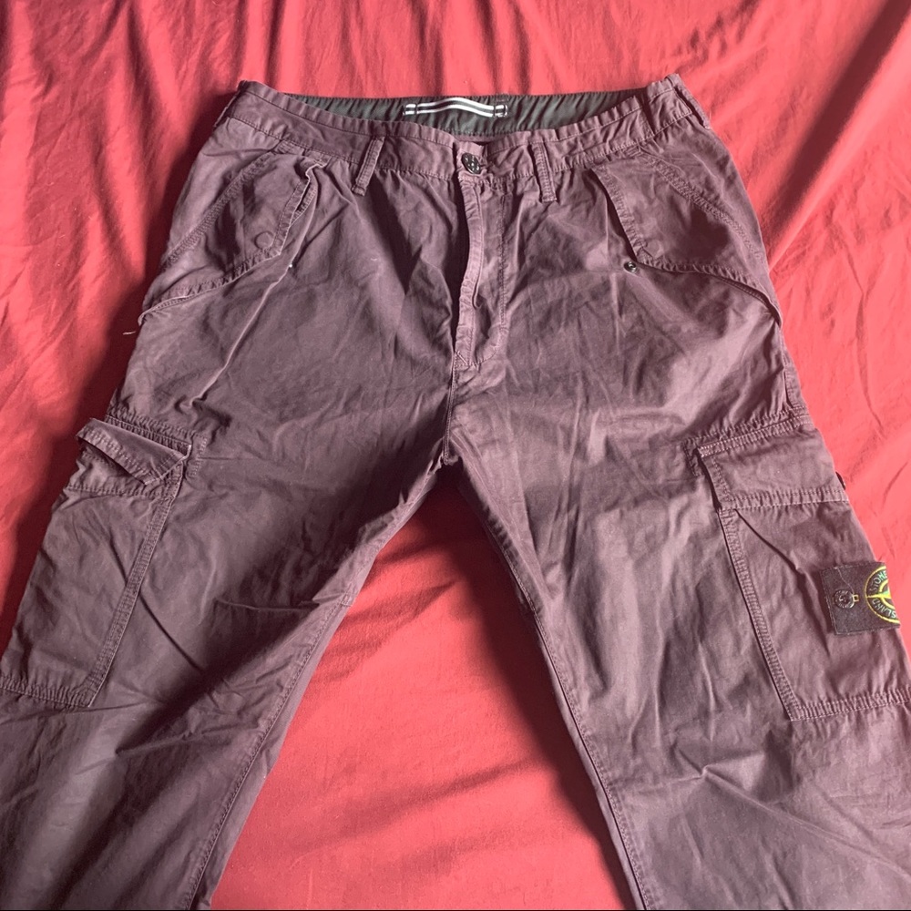 Mens Stone Island Cargo Pants